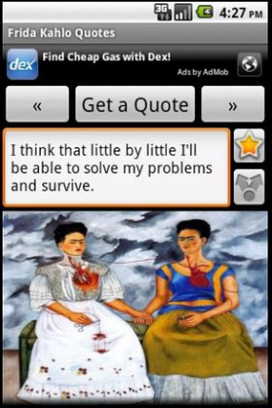 View bigger - Frida Kahlo Quotes for Android screenshot