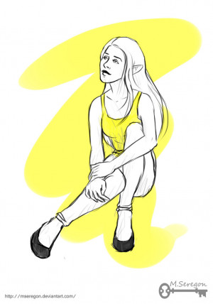 Iron Fey: Meghan Sketch by mseregon