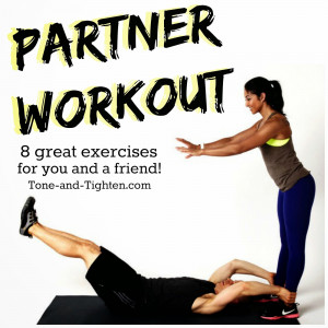 Best workout for you and a friend! Exercise partner workout on Tone ...