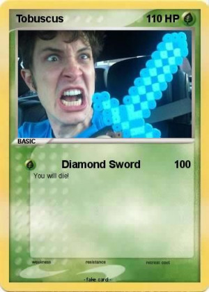 Tobuscus | Pokémon Tobuscus 231 231 - Diamond Sword - My Pokemon Card ...