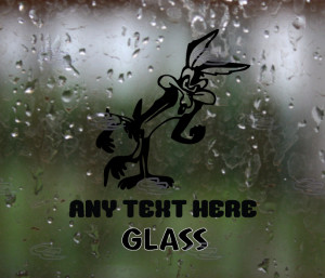 Home Page Shops Paragon Decals Wile E. Coyote and Road Runner