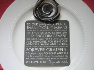 Thank You Quotes For Wedding Reception