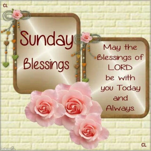 Sunday Holiday Blessings