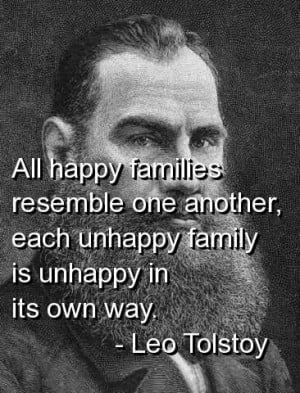 Leo tolstoy quotes and sayings life happiness family