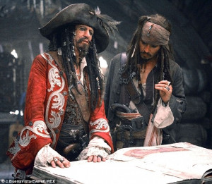 here with Johnny in 2007's Pirates Of The Caribbean: At World's End ...