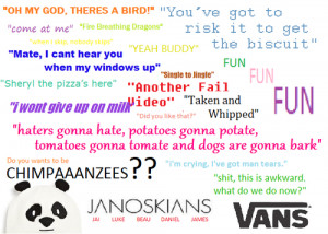 Janoskians Quotes and Sayings