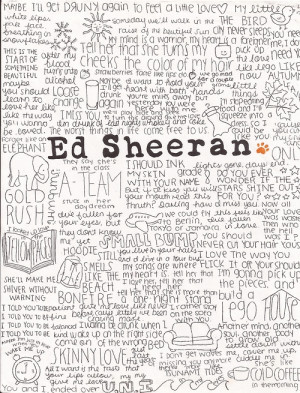 Ed Sheeran. Ginger Jesus, lo chiamano. Britannico. Giovane. E molto ...