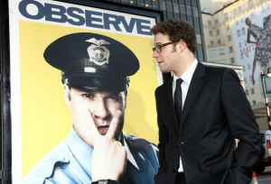 Seth Rogen at the premiere of Observe and Report at the Grauman's ...