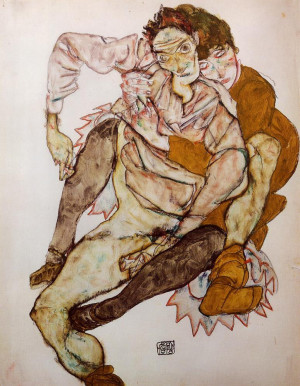 The Embrace, 1915 by Egon Schiele