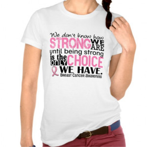 Breast Cancer How Strong We Are Tank Tops