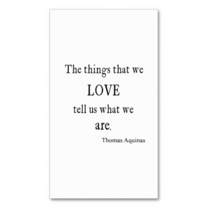 vintage_aquinas_love_inspirational_quote_quotes_business_card ...