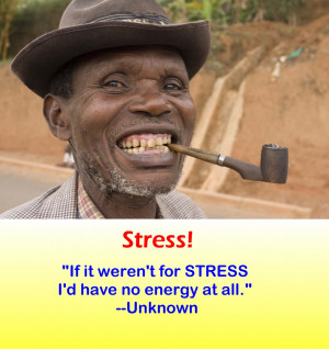 Funny Quote -Stress