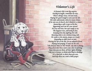 Volunteer Fire Firefighters Poems