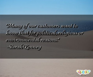 Many of our customers want to know