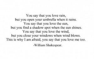 Shakespeare Quote via Whims & Fancies