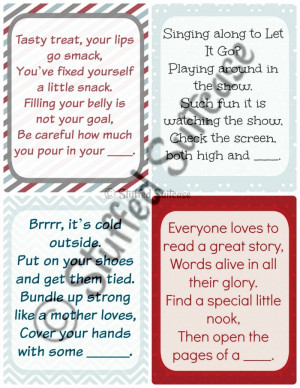 ... clues to lead your kids on a Christmas Scavenger Hunt on Christmas