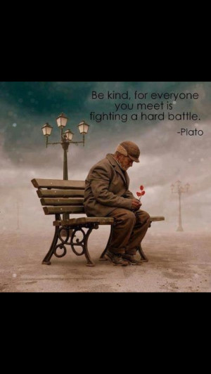 Mean people need kindness most.