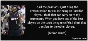 LeBron James Quote