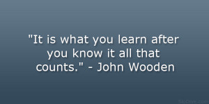 John Wooden Quote