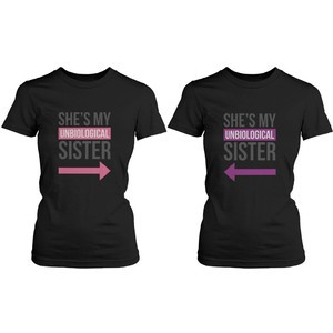 ... Best Friends T Shirts Unbiological Sister BFF Matching Shirts