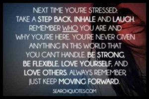 Take a step back (: