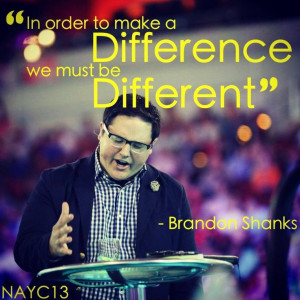 Brandon Shanks North American Youth Congress 2013