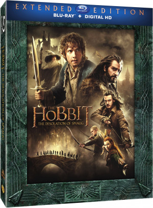 The Hobbit: The Desolation of Smaug Extended Edition Blu-ray Cover Art