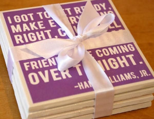 Customizable Quotes Coaster Set