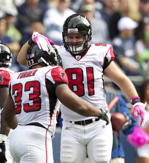 Michael Palmer Running back Michael Turner 33 of the Atlanta Falcons