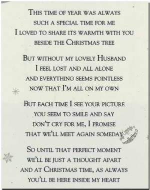 christmas poems for my husband