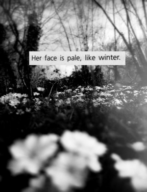 pale like winter