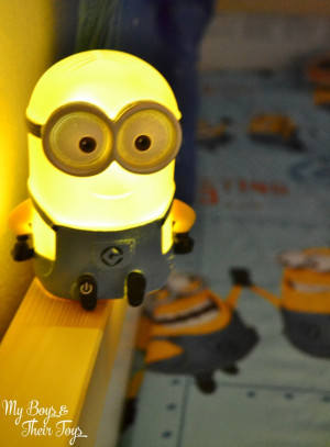 The Tech4Kids Despicable Me Night Light is made of a soft material ...