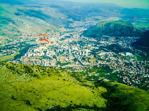 Description Panorama Mostara
