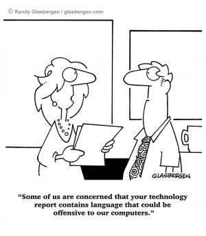 Some of us are concerned that your technology report contains language ...