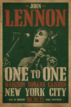 John Lennon ONE TO ONE CONCERT POSTER