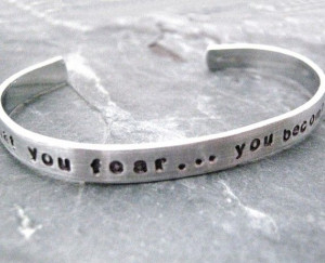 Personalized Bracelet custom quote aluminum cuff by riskybeads, $15.95