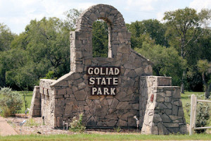 Goliad State Park Entrance Sign