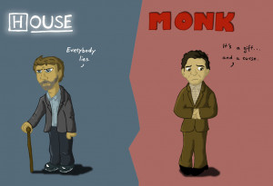 House and Monk by Anika83