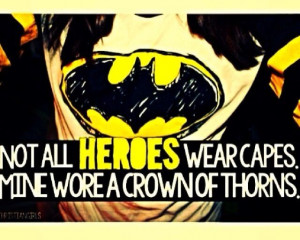 Jesus is my superhero