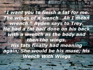 Just a little tidbit about what Wench really means