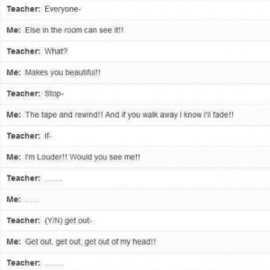 how directioners get out of class! ⬆