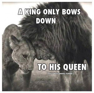 And queen to king.