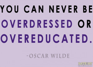 ... or overeducated.