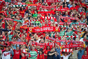- Saturday, August 10, 2013: Liverpool supporters sing 'You'll Never ...