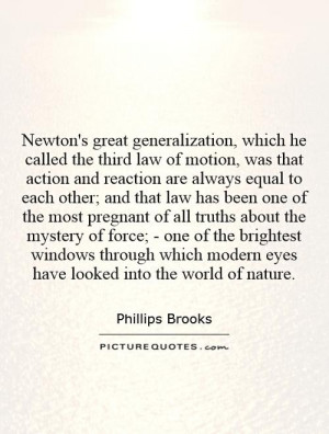 Newton 39 s great generalization which he called the third law of ...