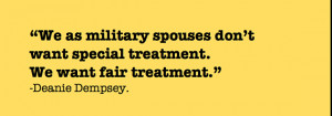 ... 2fnot interested in a spouse employment handout military spouse quote