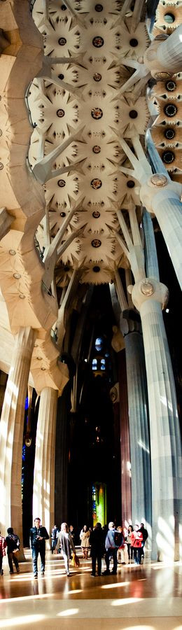 La Sagrada Familia by Antonio Gaudi, Barcelona, Spain