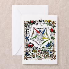 Vintage Eastern Star Signet Greeting Card for