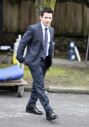 Freddy Rodriguez Actor Freddy Rodriguez is seen on the set of 