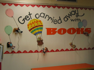 get carried away with books posted in library bulletin boards 1 ...